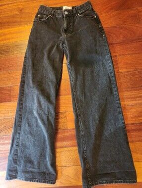 Urban Outfitters BDG Wide Leg Baggy Black Jeans Size 24